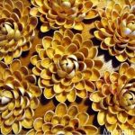 Цветы из фисташковой скорлупы